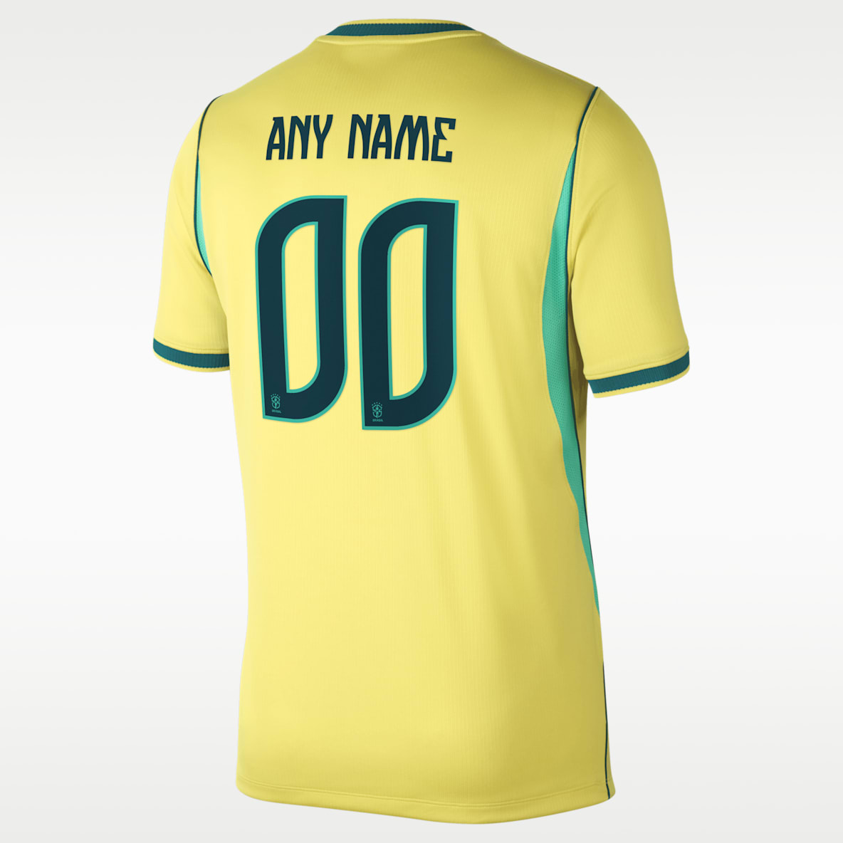 Brazil 2026 Stadium Home Men's Nike Dri-FIT Soccer Replica Custom Jersey By You