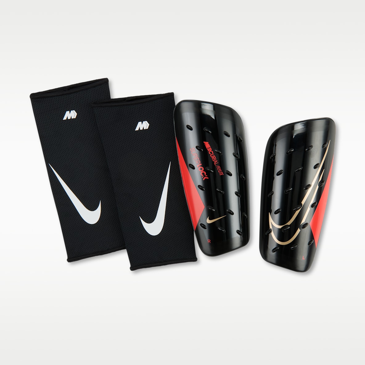 Nike Mercurial FlyLite SuperLock Soccer Shin Guards