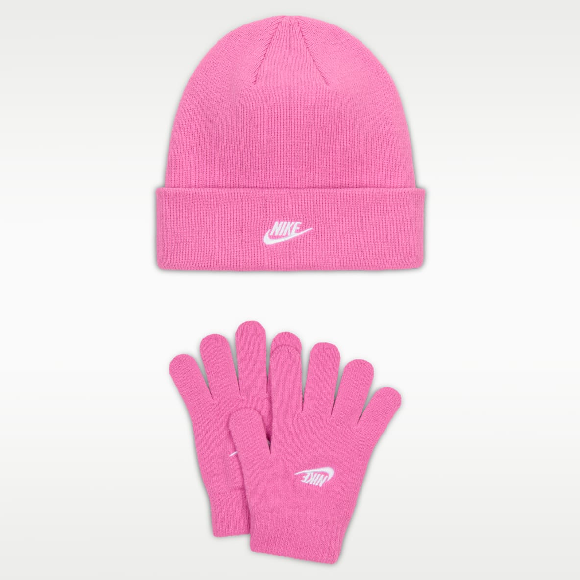 Nike Conjunto de gorro y guantes Club para niños talla grande