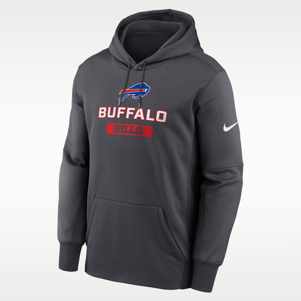 Buffalo Bills Toss Sweep Men’s Nike Therma NFL Pullover Hoodie