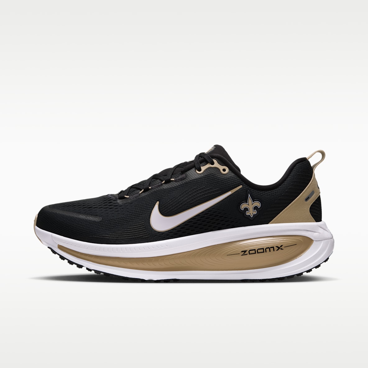 Nike Vomero 18 (New Orleans Saints) Tenis de correr en pavimento de la NFL para hombre