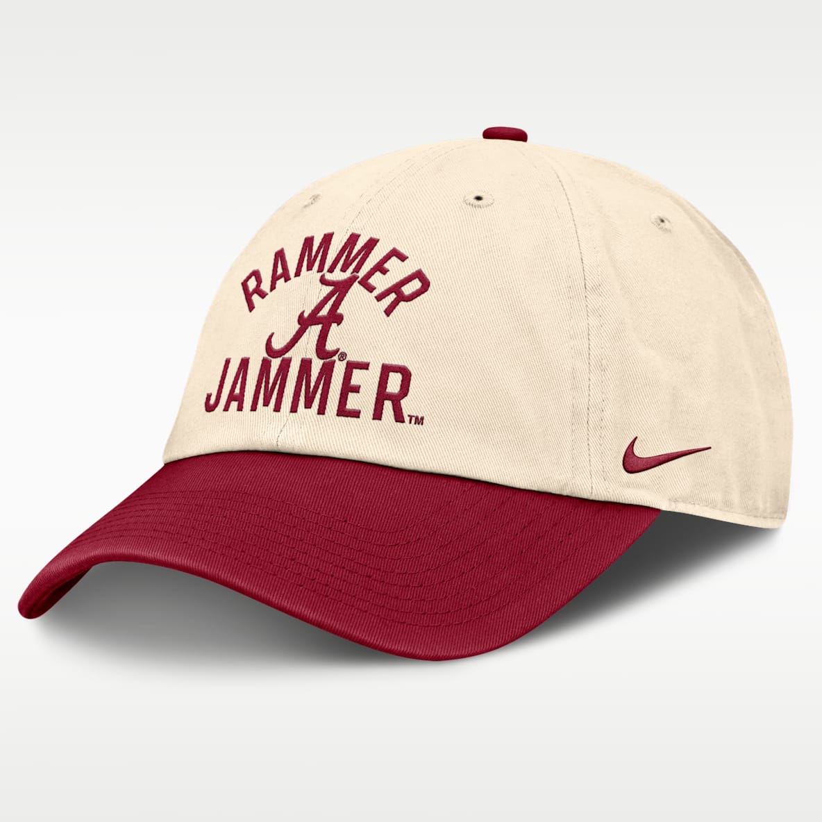 Alabama Primetime 2-Tone Club Men's Nike College Adjustable Hat