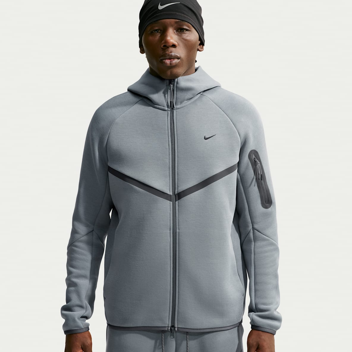 Nike Tech Men's Fleece Full-Zip Windrunner Jacket with Reflective Accents