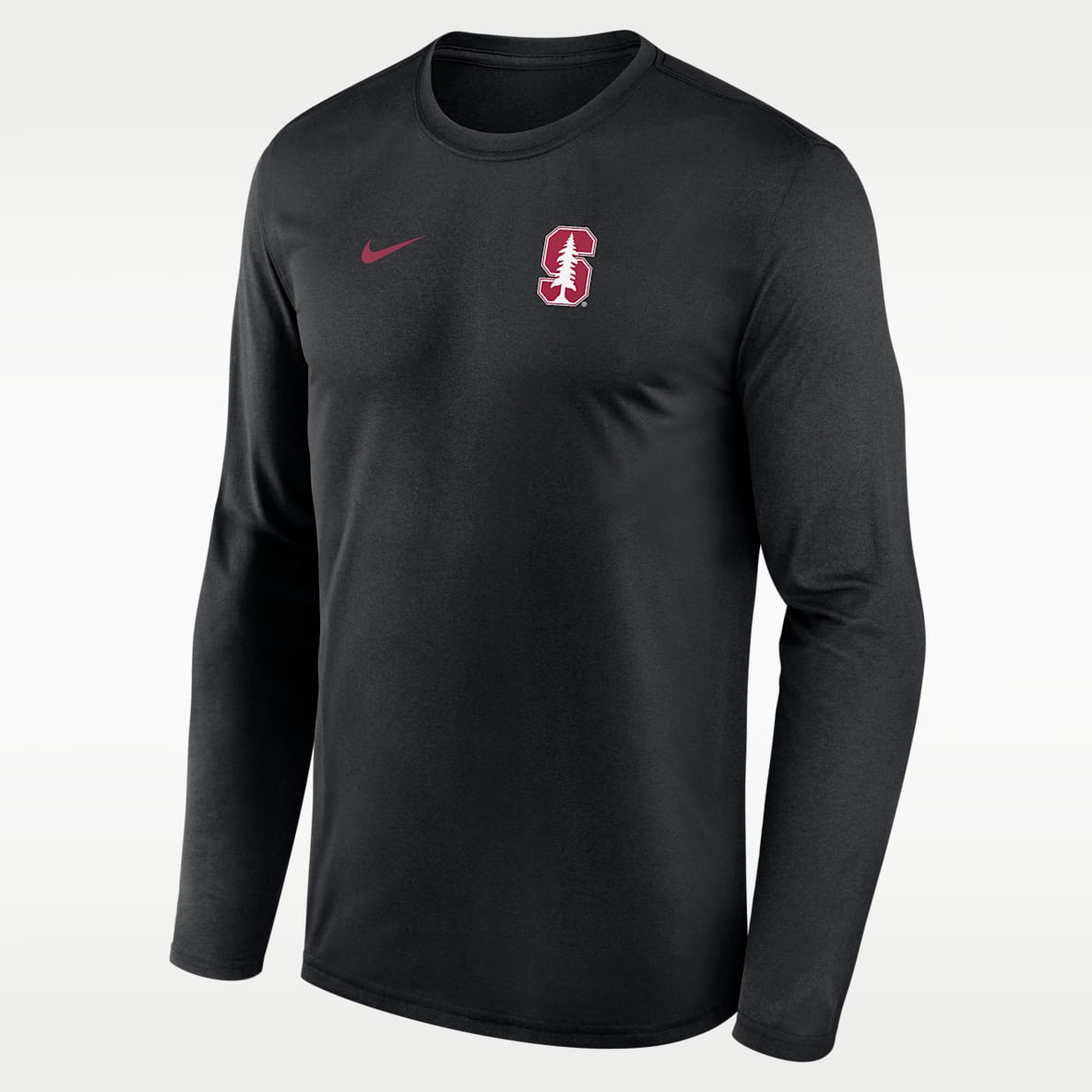 Stanford Sideline Legend Small Logo Men's Nike Dri-FIT College Long-Sleeve T-Shirt