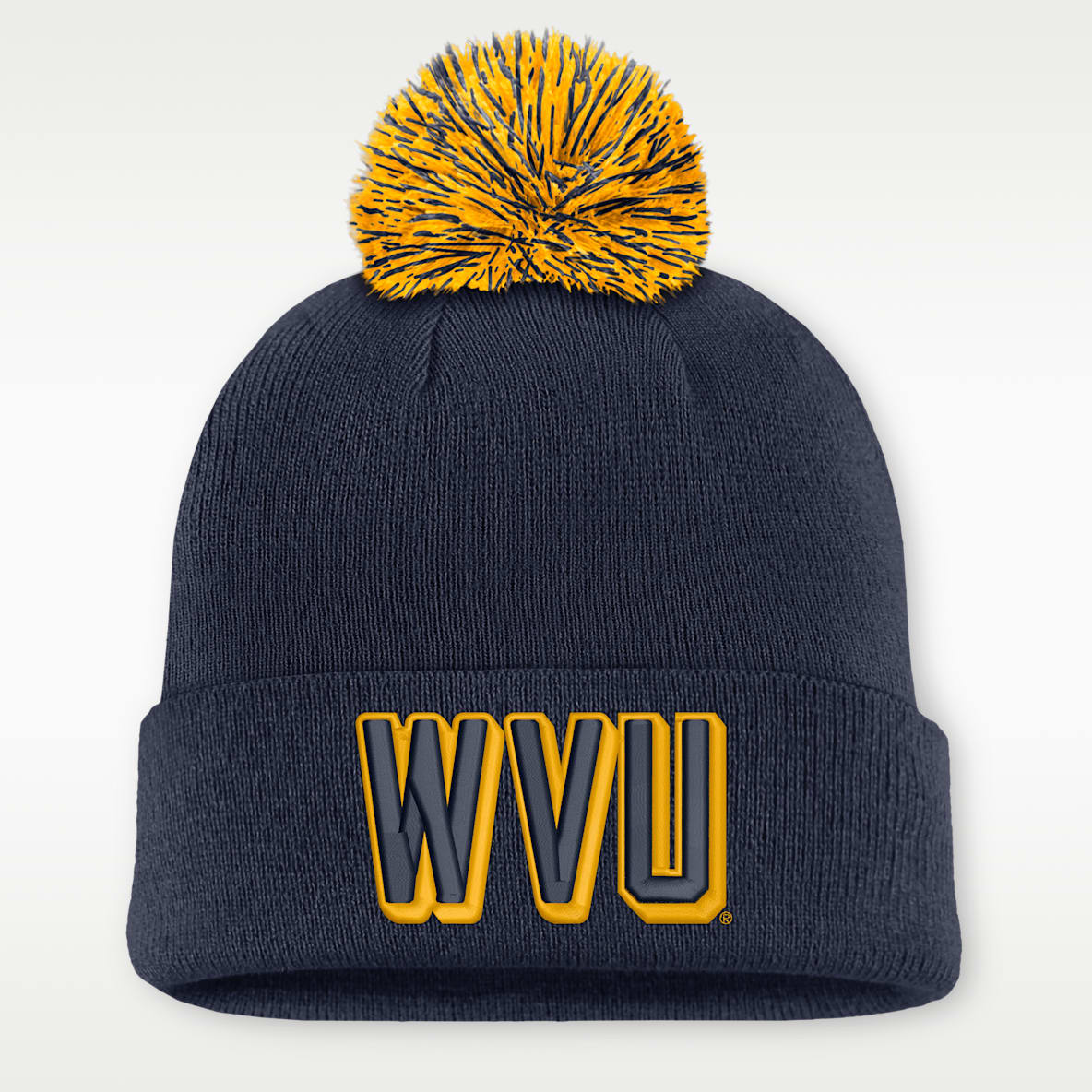 West Virginia Peak Men's Nike College Cuffed Beanie