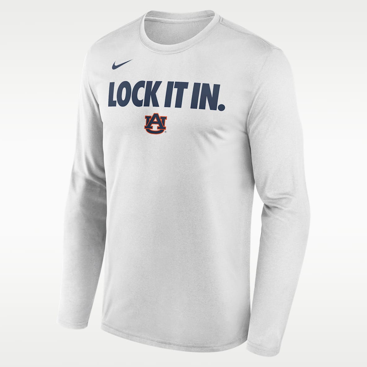 Auburn 2026 On-Court Bench Men's Nike Dri-FIT College Long-Sleeve T-Shirt