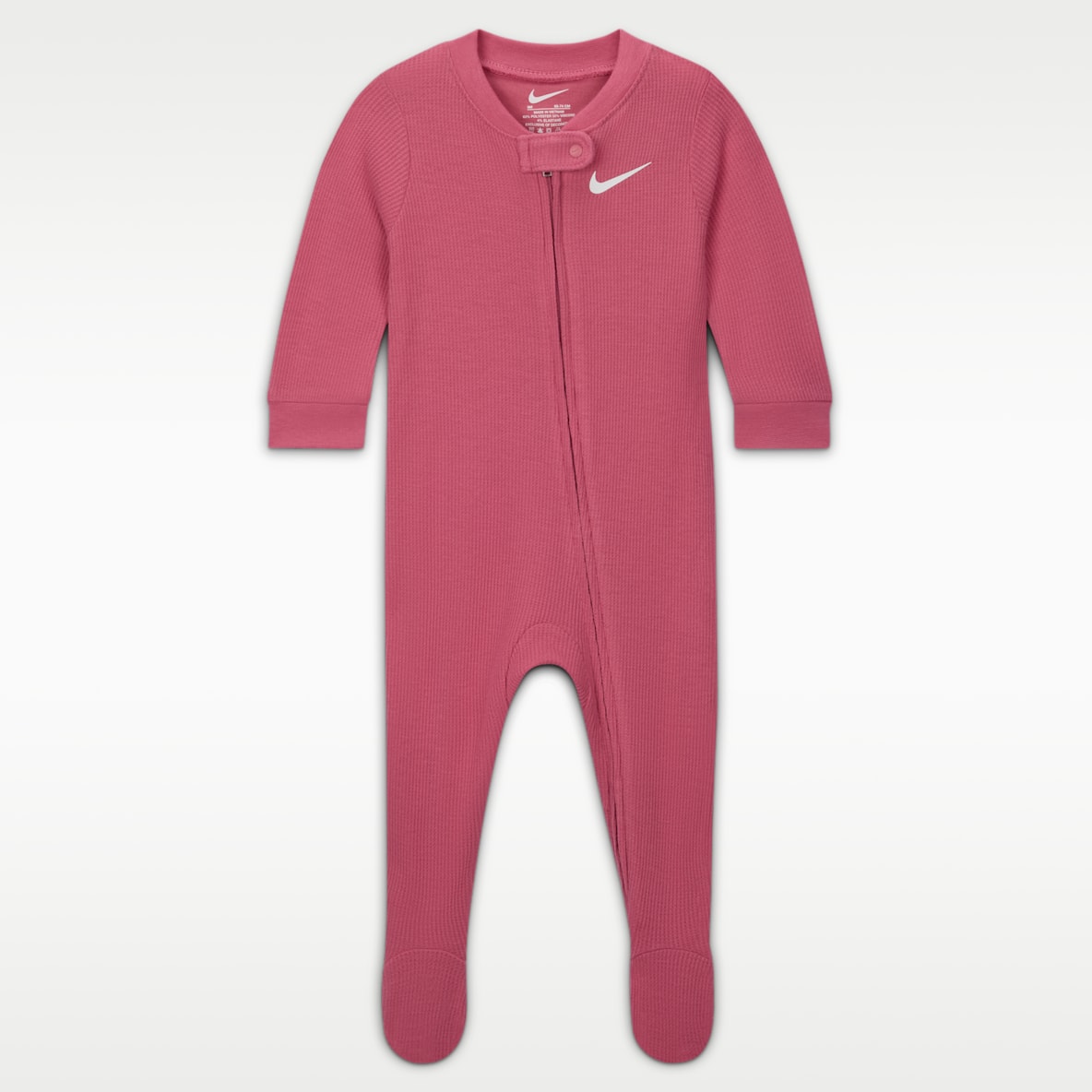 Nike Baby Viscose Waffle Knit Footed Coverall