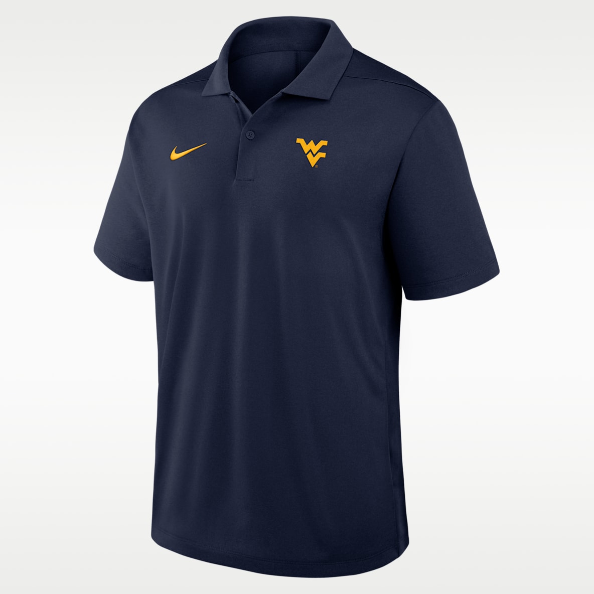 West Virginia Primetime Victory Plus Men's Nike Dri-FIT College Polo