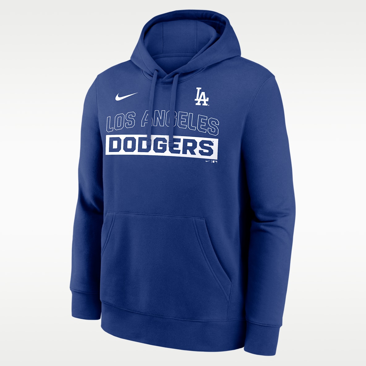 Los Angeles Dodgers Club Sudadera con gorro sin cierre Nike de la MLB para hombre