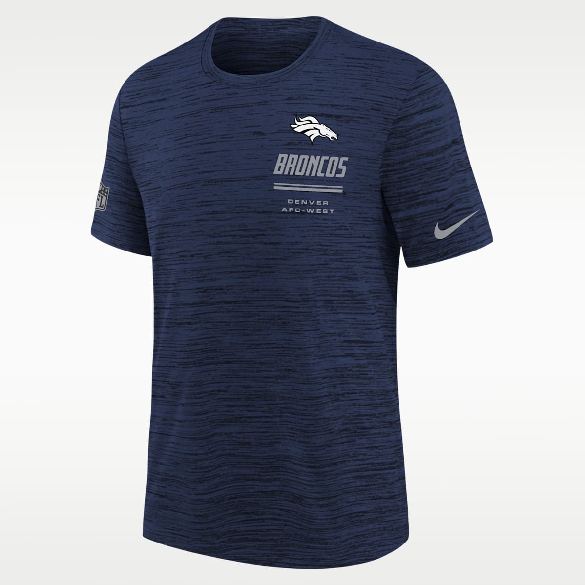 Denver Broncos Sideline Team Issue Velocity Big Kids' Nike Dri-FIT NFL T-Shirt