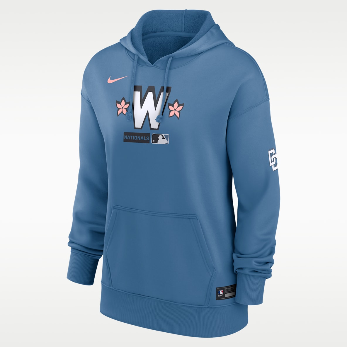 Washington Nationals Authentic Collection City Connect Women's Nike Therma MLB Pullover Hoodie