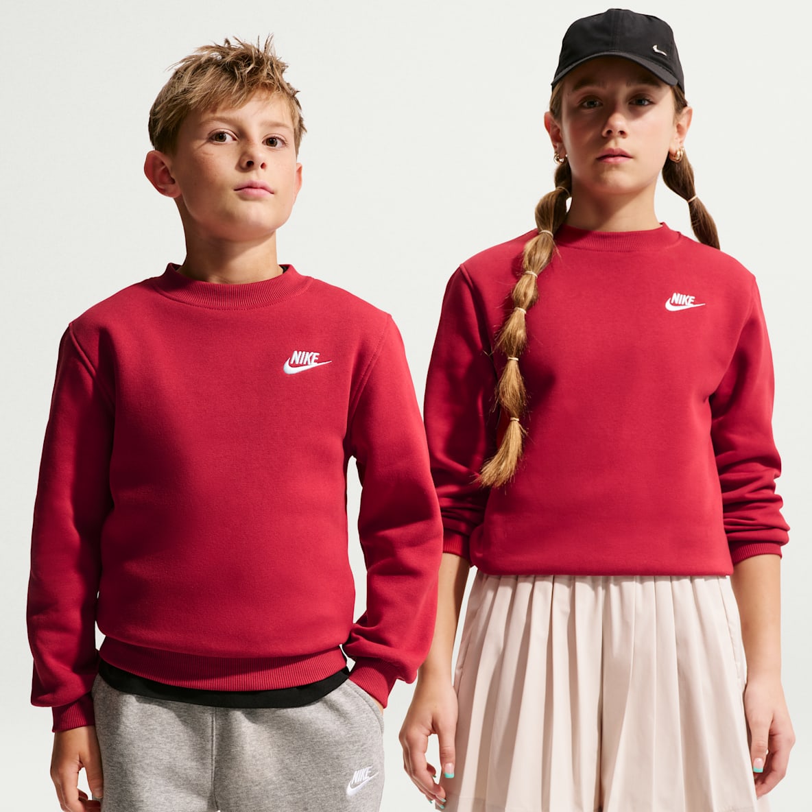Nike Sportswear Club Fleece Big Kids' Sweatshirt