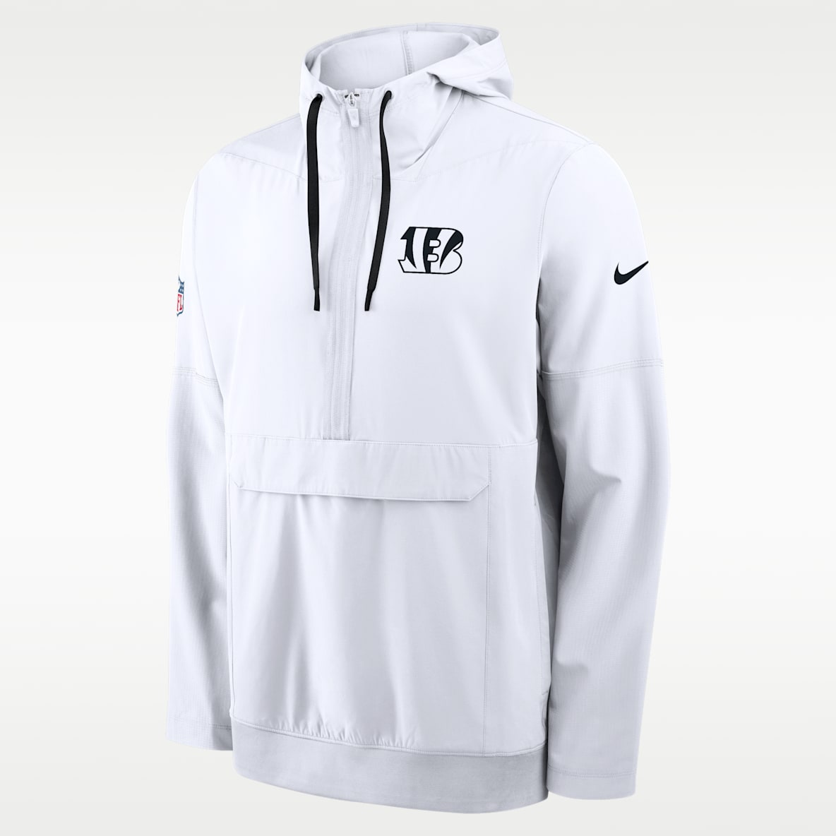 Cincinnati Bengals Alt Anorak Chamarra con gorro de medio cierre Nike de la NFL para hombre