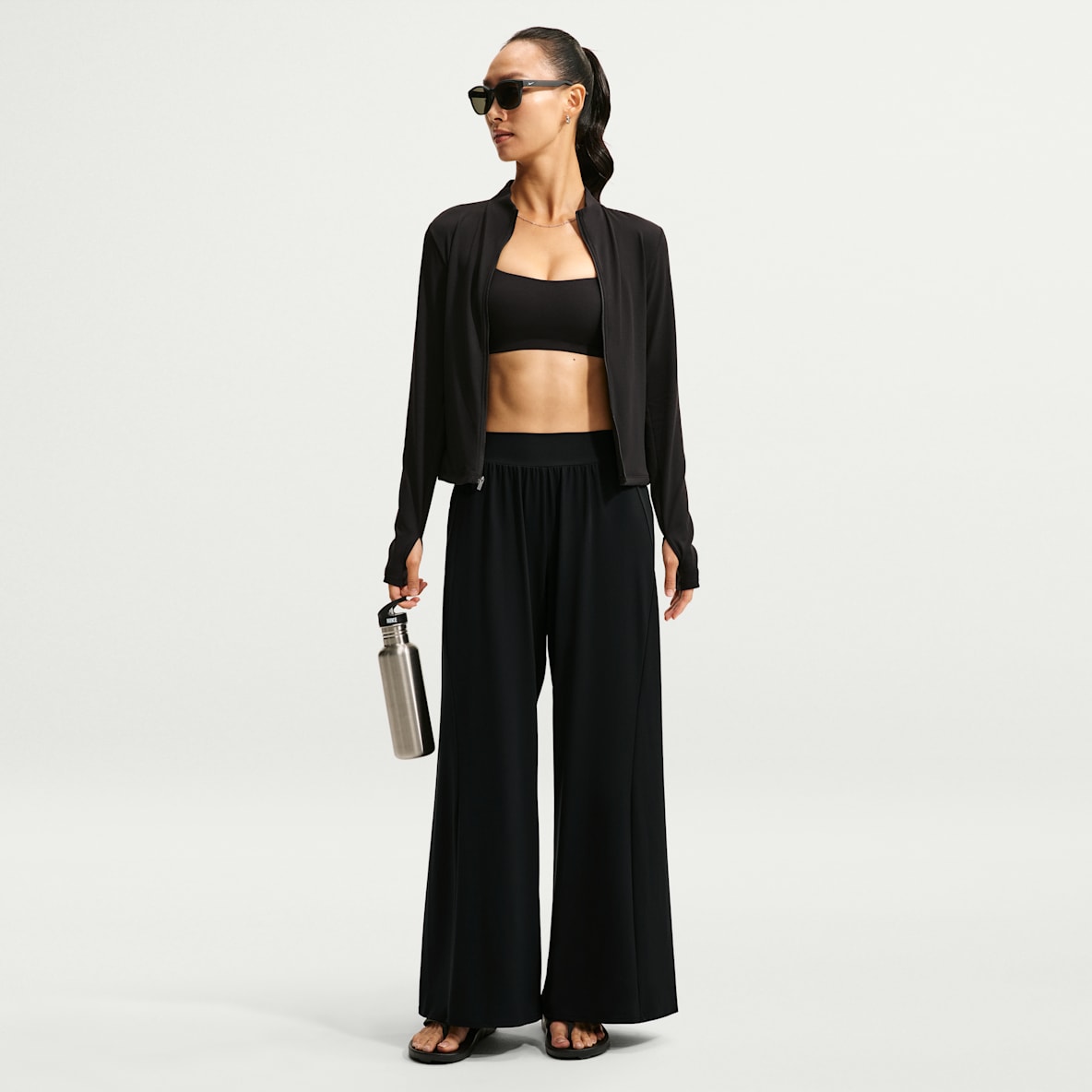 Nike Zenvy Women's Mid-Rise Wide-Leg Trousers