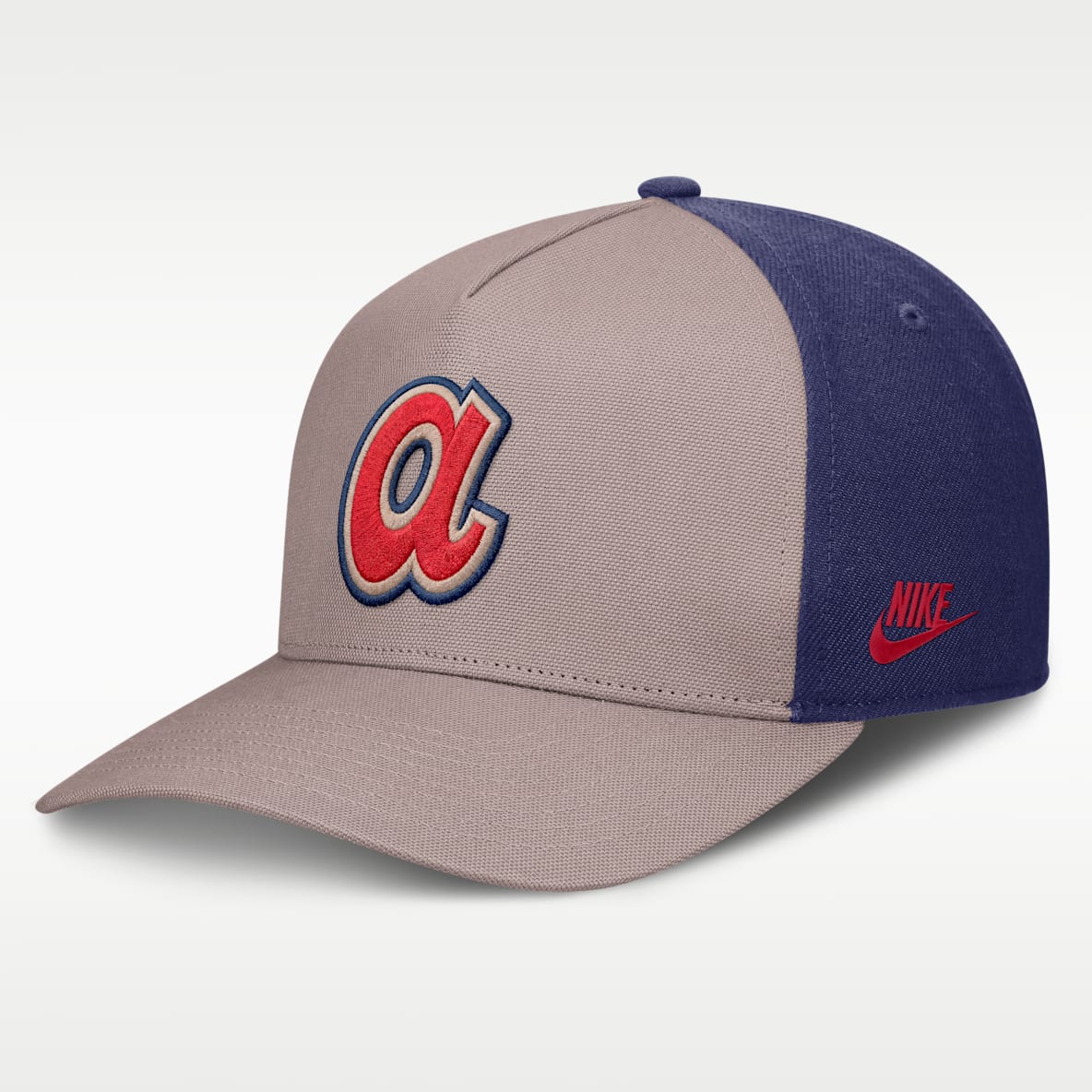 Atlanta Braves Cooperstown Rise Gorra Nike de la MLB ajustable con estructura A-Frame para hombre