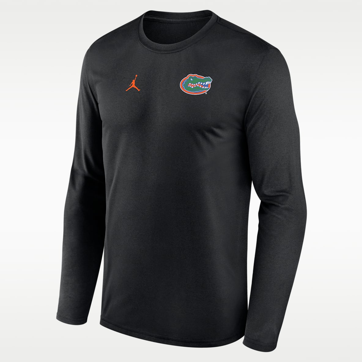 Florida Sideline Legend Small Logo Playera de manga larga universitaria marca Jordan Dri-FIT para hombre