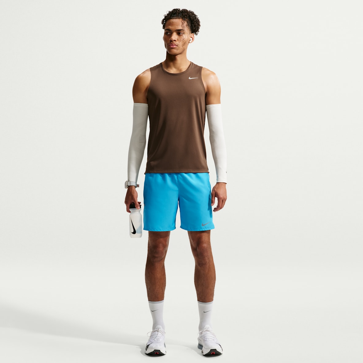 Nike Miler Men's Dri-FIT 18cm (approx.) Briefs-Lined Running Shorts