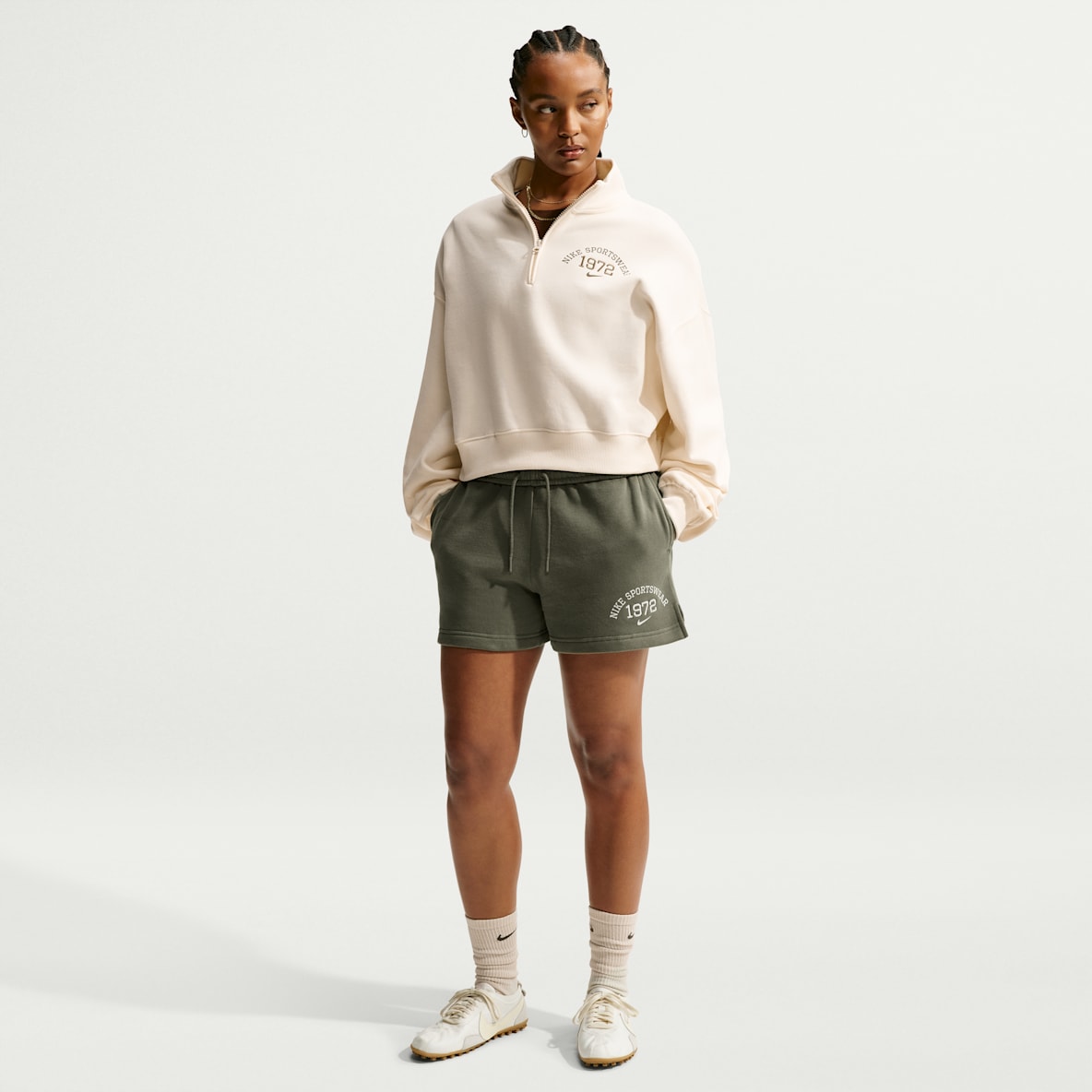 Nike Studio Fleece Medium Weight Damesshorts