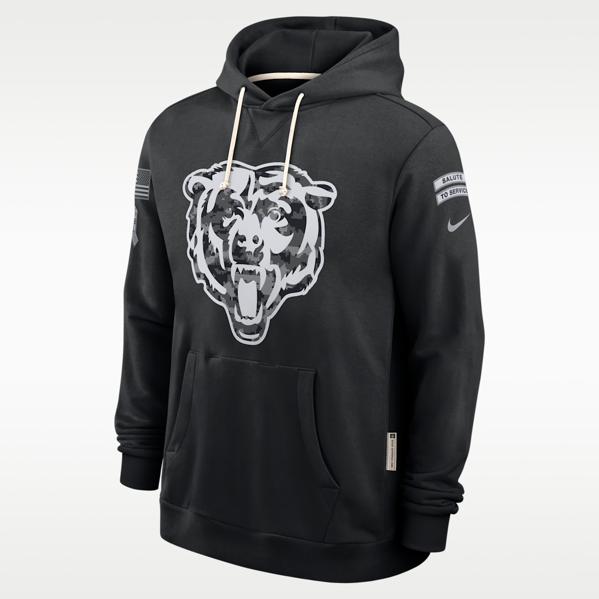 Chicago Bears Salute to Service Sideline Men's Nike Dri-FIT NFL Pullover Hoodie
