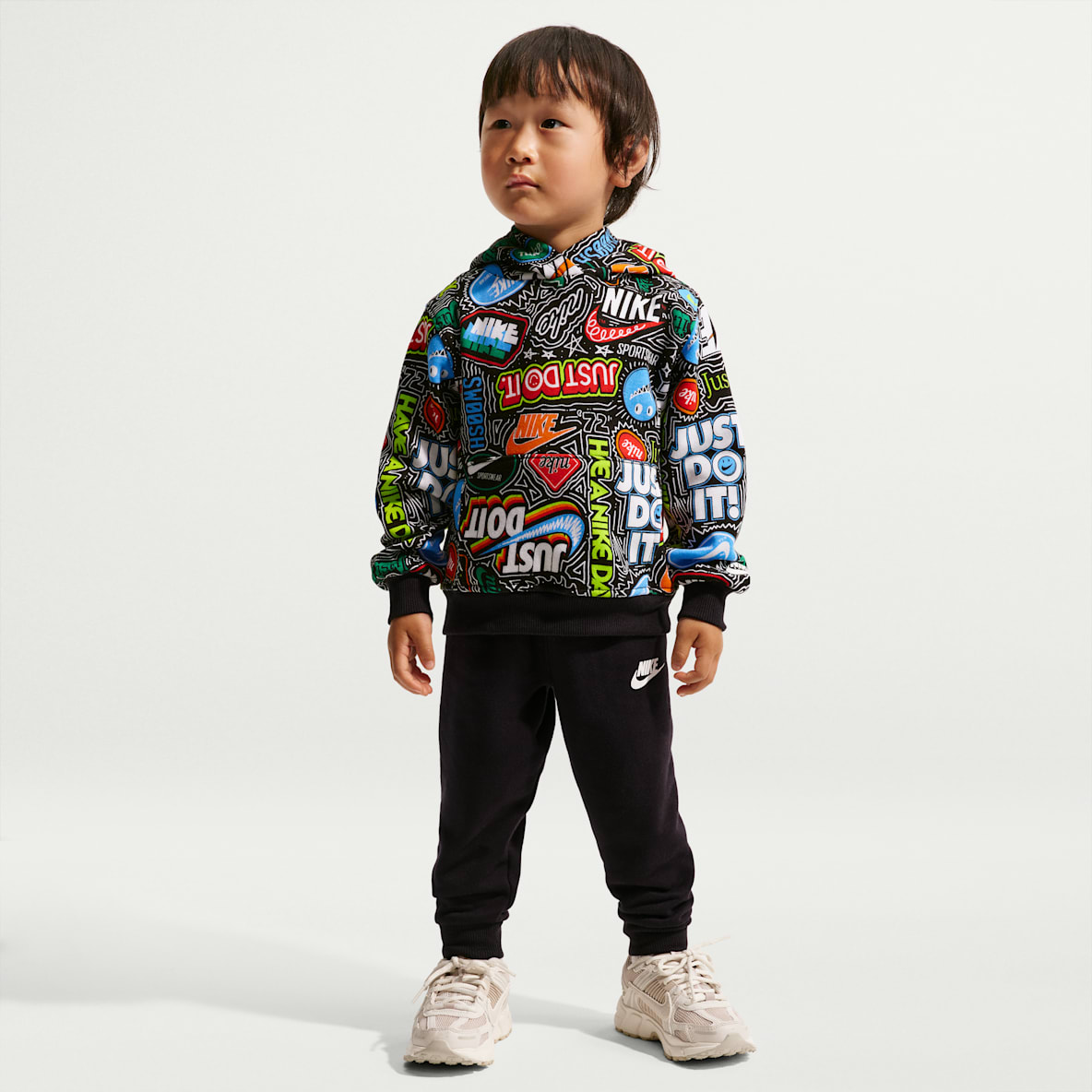 Nike Toddler Fleece Printed Hoodie and Joggers Set