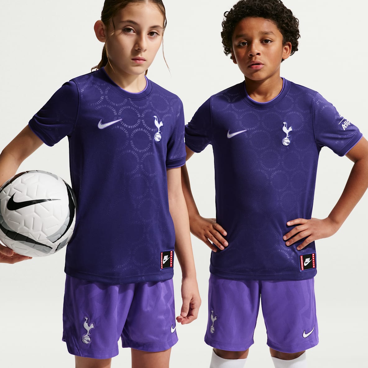 Tottenham Hotspur Third Nike opvarmningstrøje til fodbold til større børn