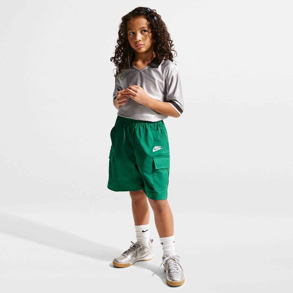 Nike Sportswear Club Shorts cargo de tejido Woven para niños talla grande