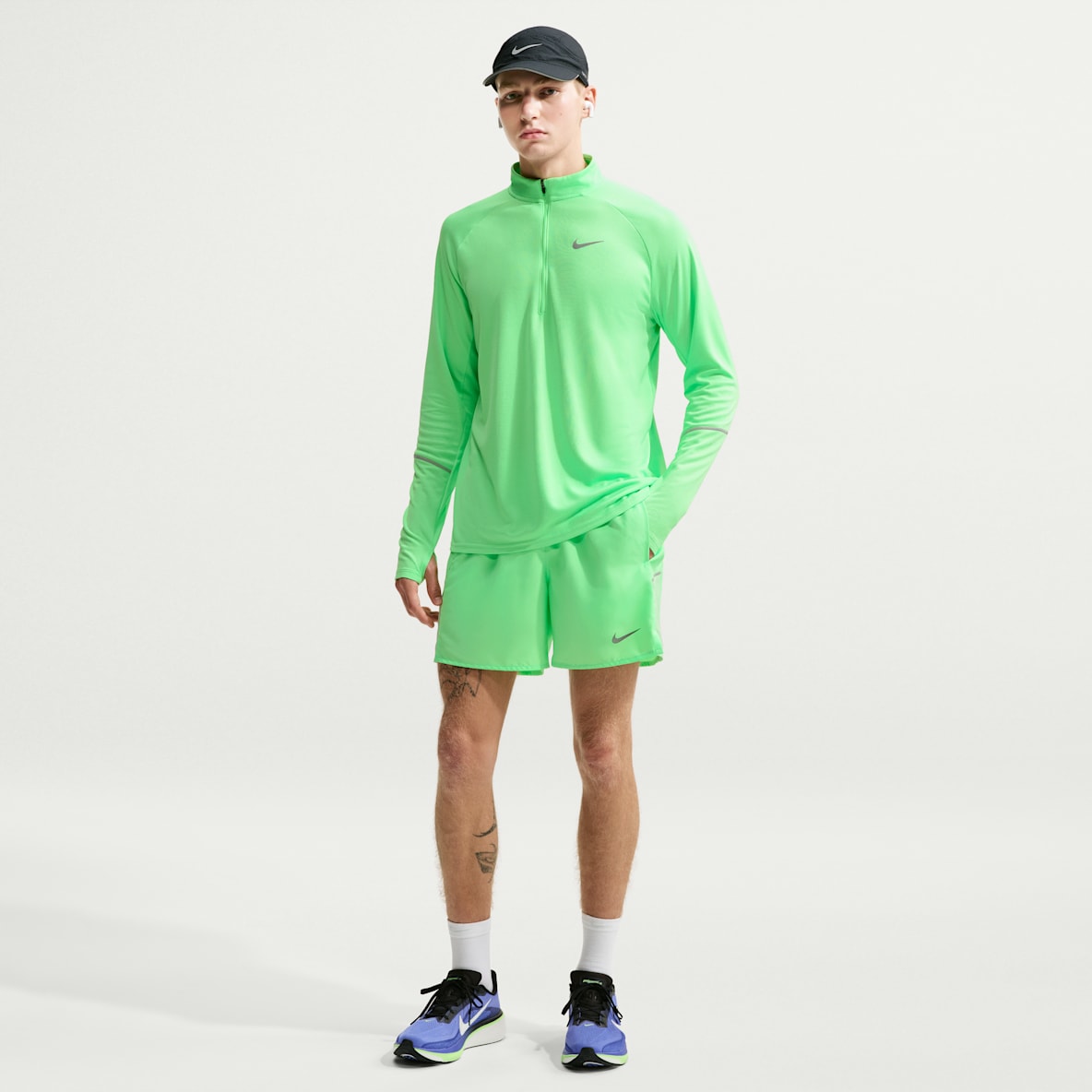 Nike Miler Ανδρικό σορτς για τρέξιμο Dri-FIT 2 σε 1 12,5 cm