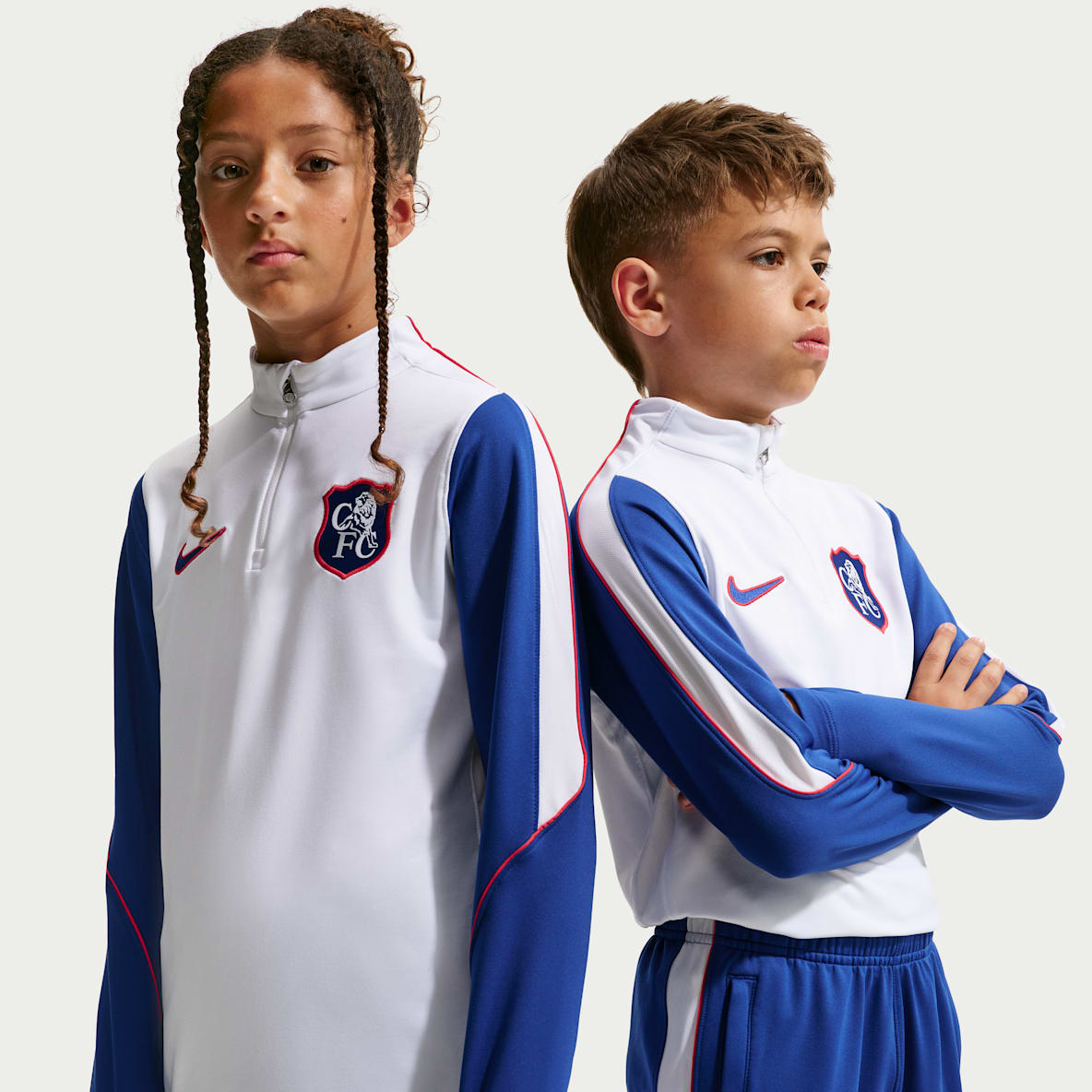 Chelsea FC Strike 3e tenue Haut d'entraînement de football en maille Nike Dri-FIT pour ado