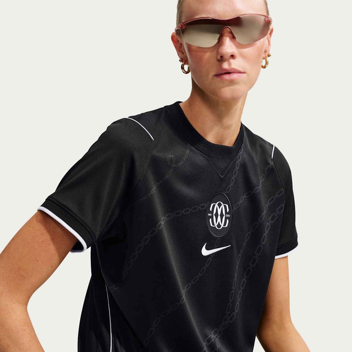 Como Women Nike Dri-Fit Football Shirt Stadium Away