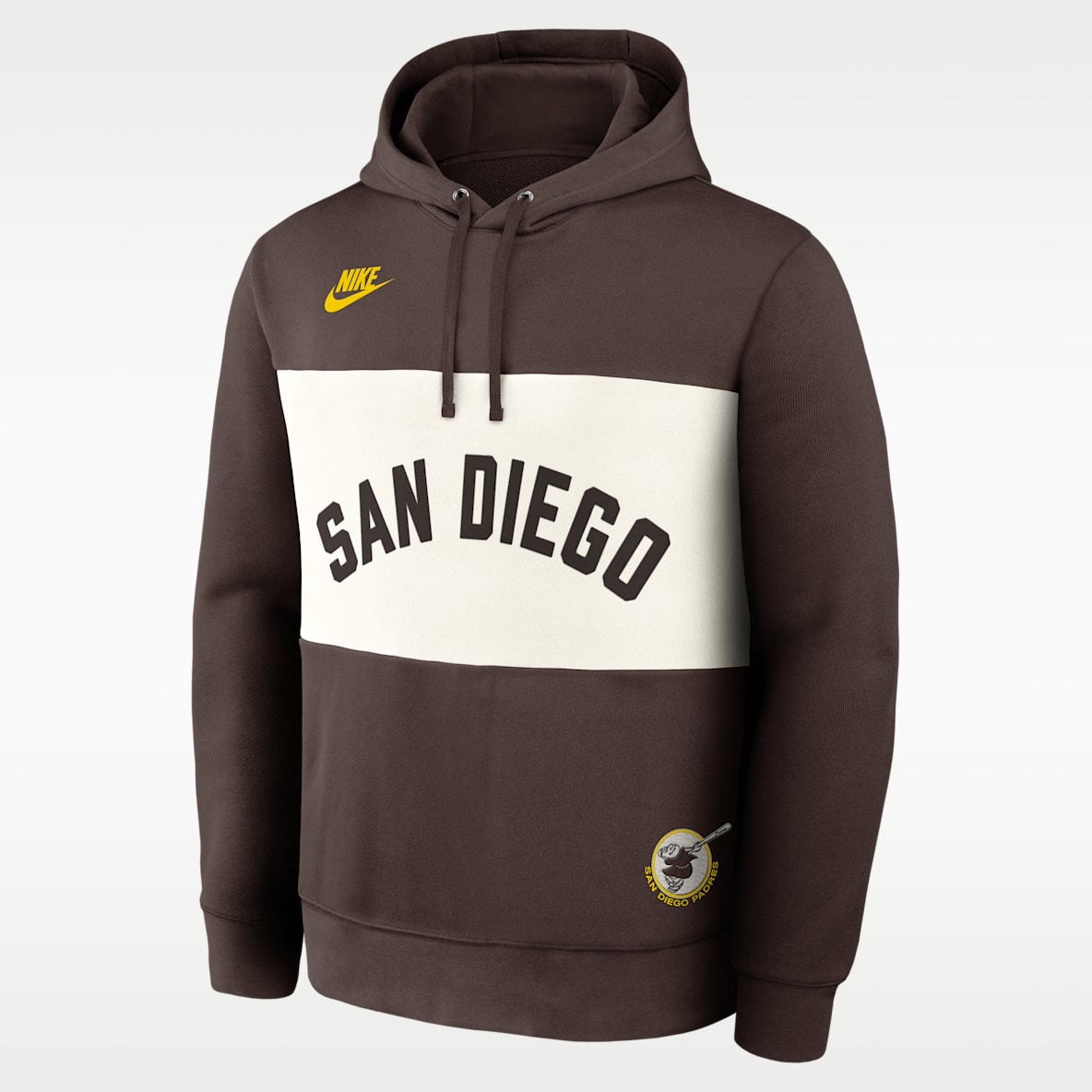San Diego Padres Cooperstown Legacy Men's Nike MLB Pullover Hoodie