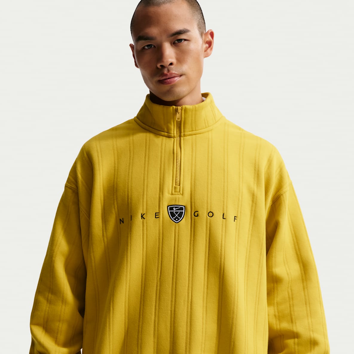 나이키 페어웨이 프레쉬 남성 써마 핏 오버사이즈 하프집 골프 탑