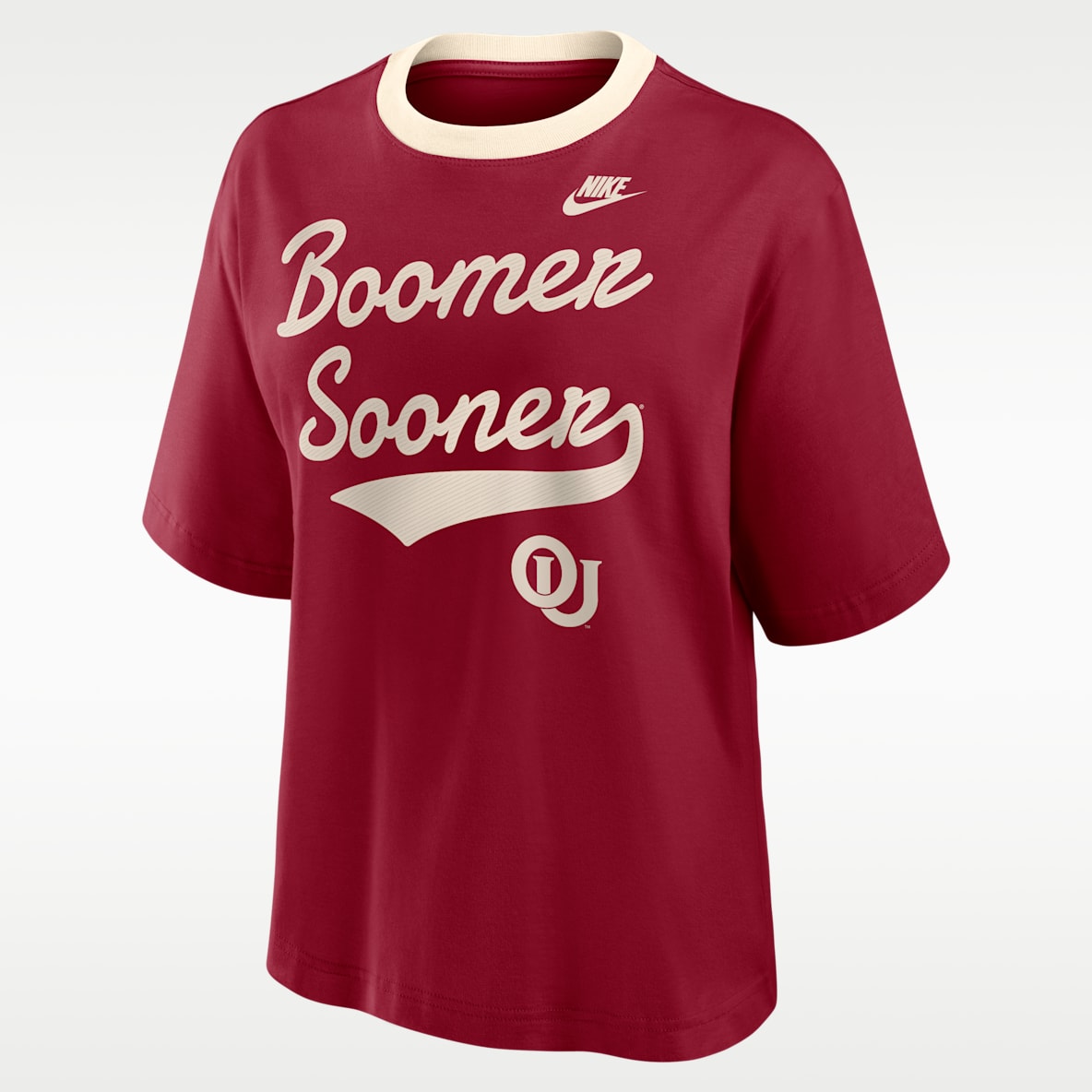 Oklahoma Legacy Fight Song Boxy Women's Nike College T-Shirt