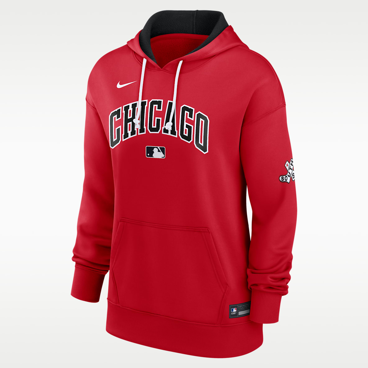 Chicago White Sox Authentic Collection City Connect Women's Nike Therma MLB Pullover Hoodie