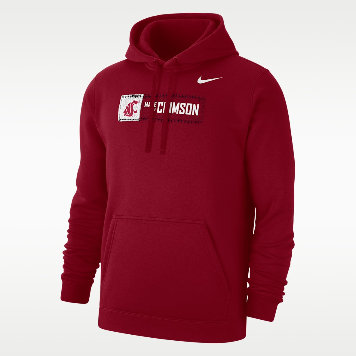 Washington State Made of Crimson Men's Nike College Pullover Hoodie