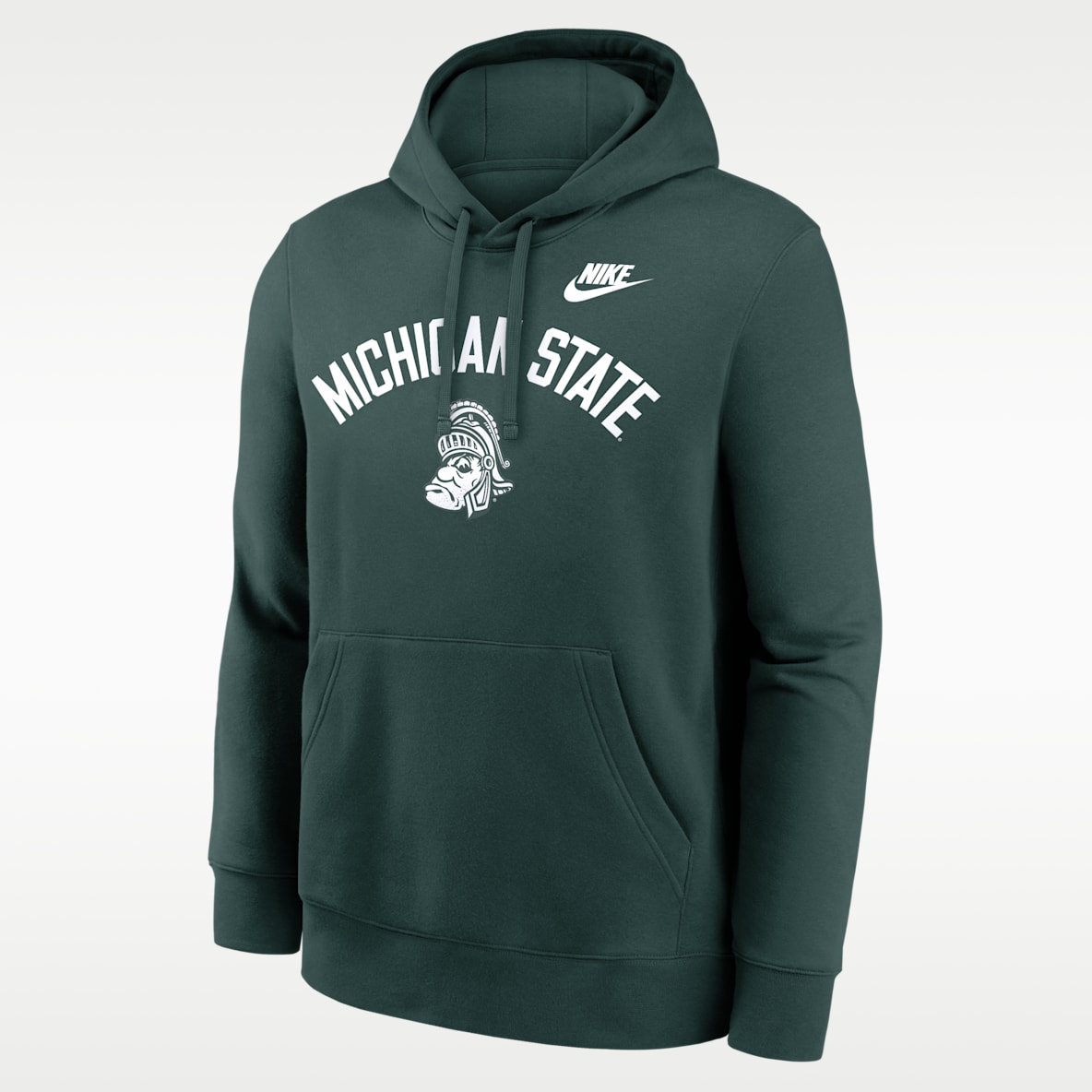 Michigan State Legacy Arch Club Sudadera con gorro sin cierre universitaria Nike para hombre