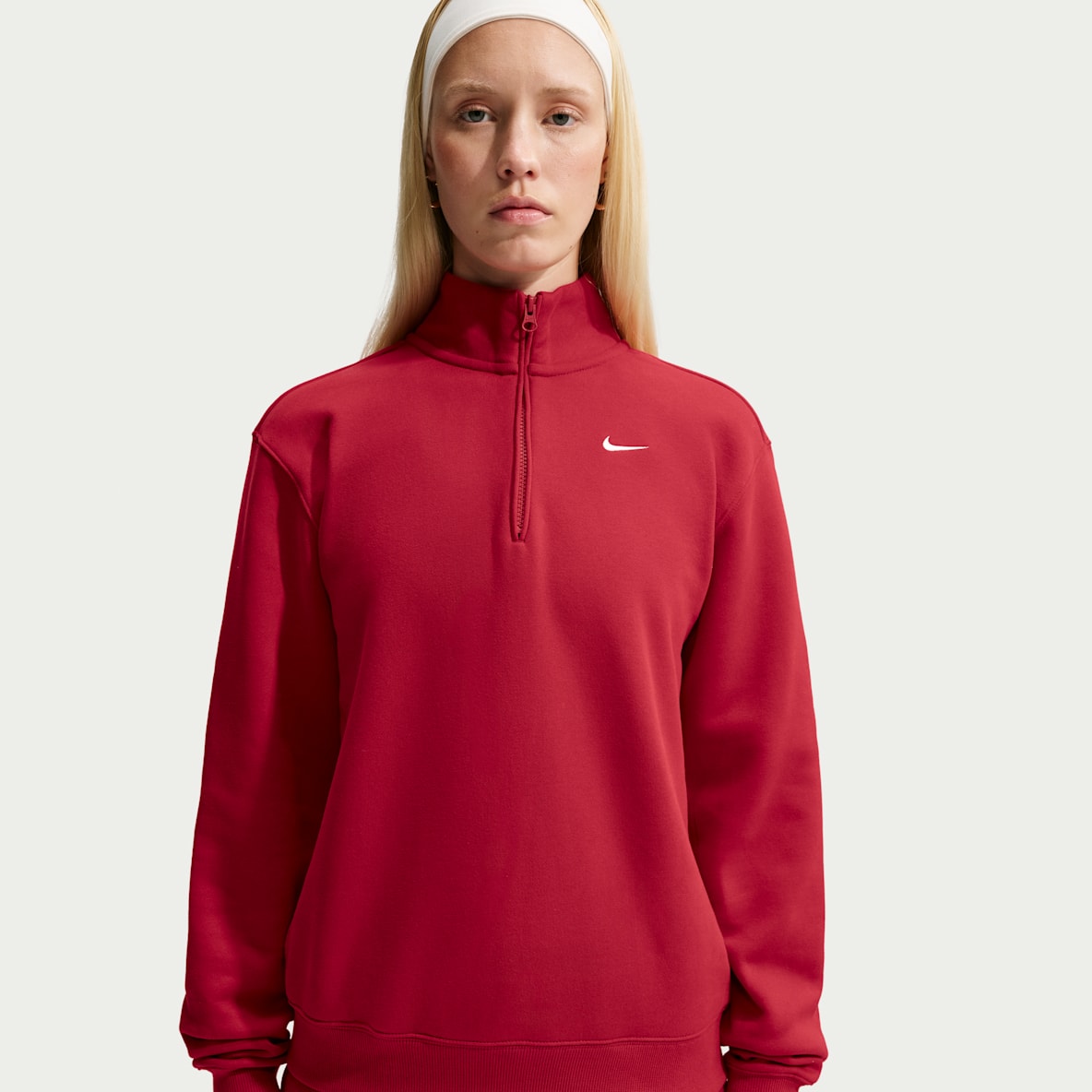 Nike Studio Fleece Medium Weight Women's 1/4-Zip Top