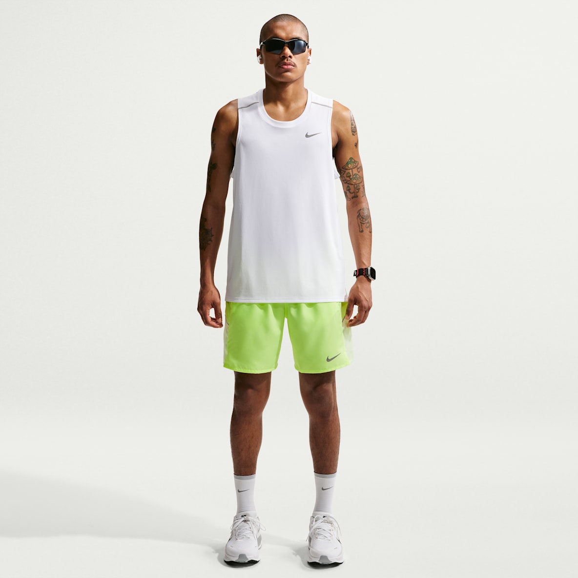 Nike Miler Shorts da running Dri-FIT con slip foderati 18 cm Dri-FIT – Uomo