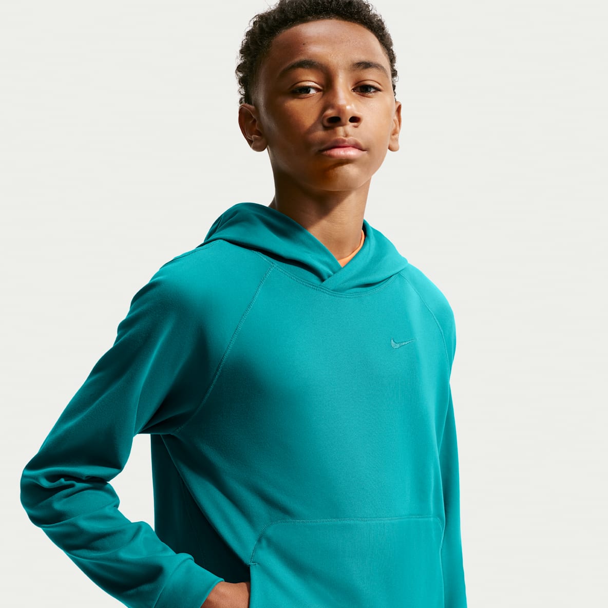Nike Primary Nanoknit Big Kids' (Boys') Dri-FIT UV Protection Pullover Hoodie