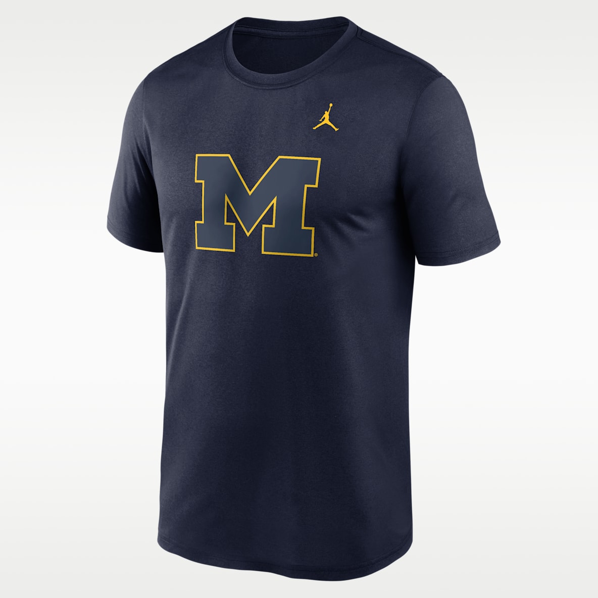 Michigan Color Pop Logo Legend Men's Jordan Brand Dri-FIT College T-Shirt