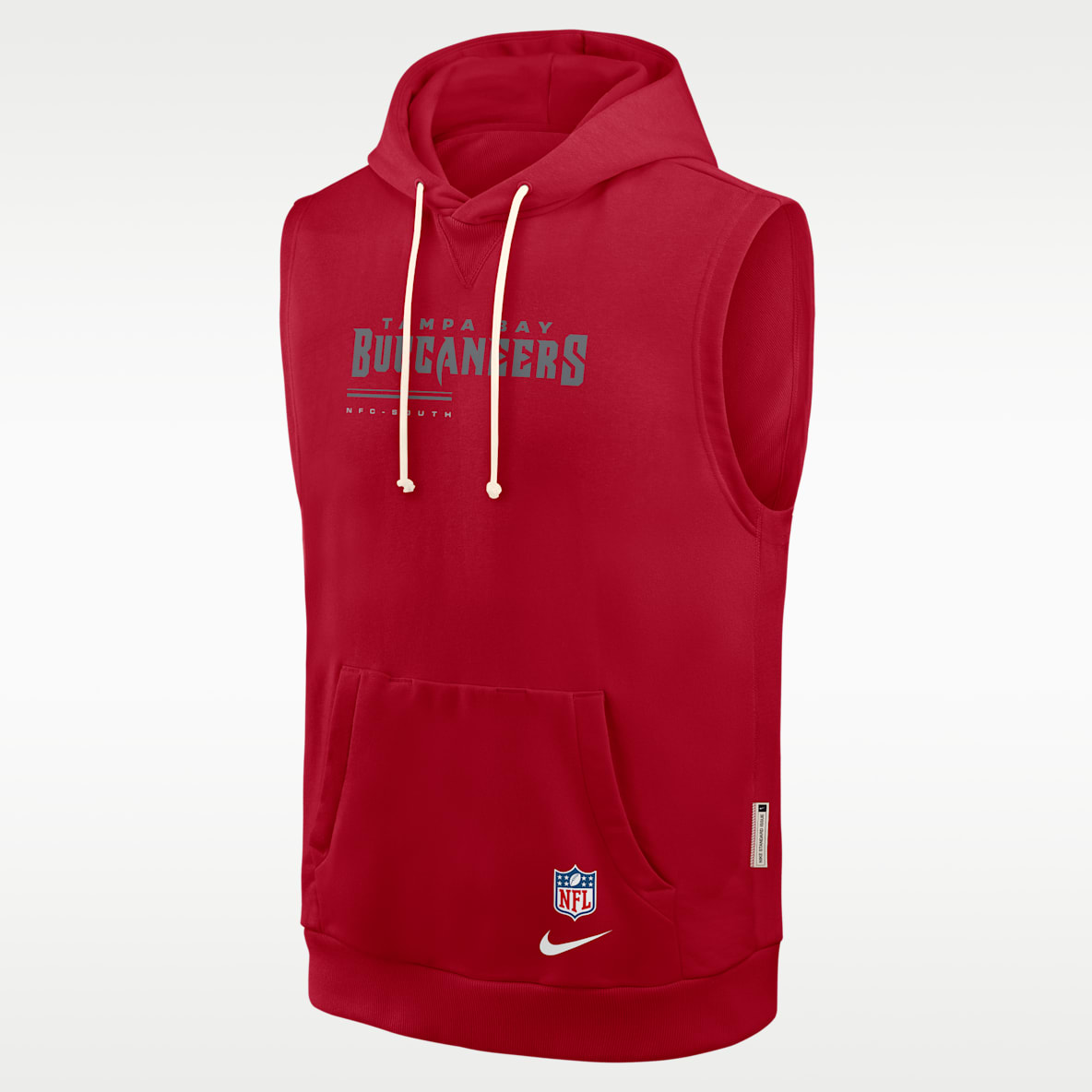 Tampa Bay Buccaneers Sideline Men's Nike Dri-FIT NFL Sleeveless Pullover Hoodie