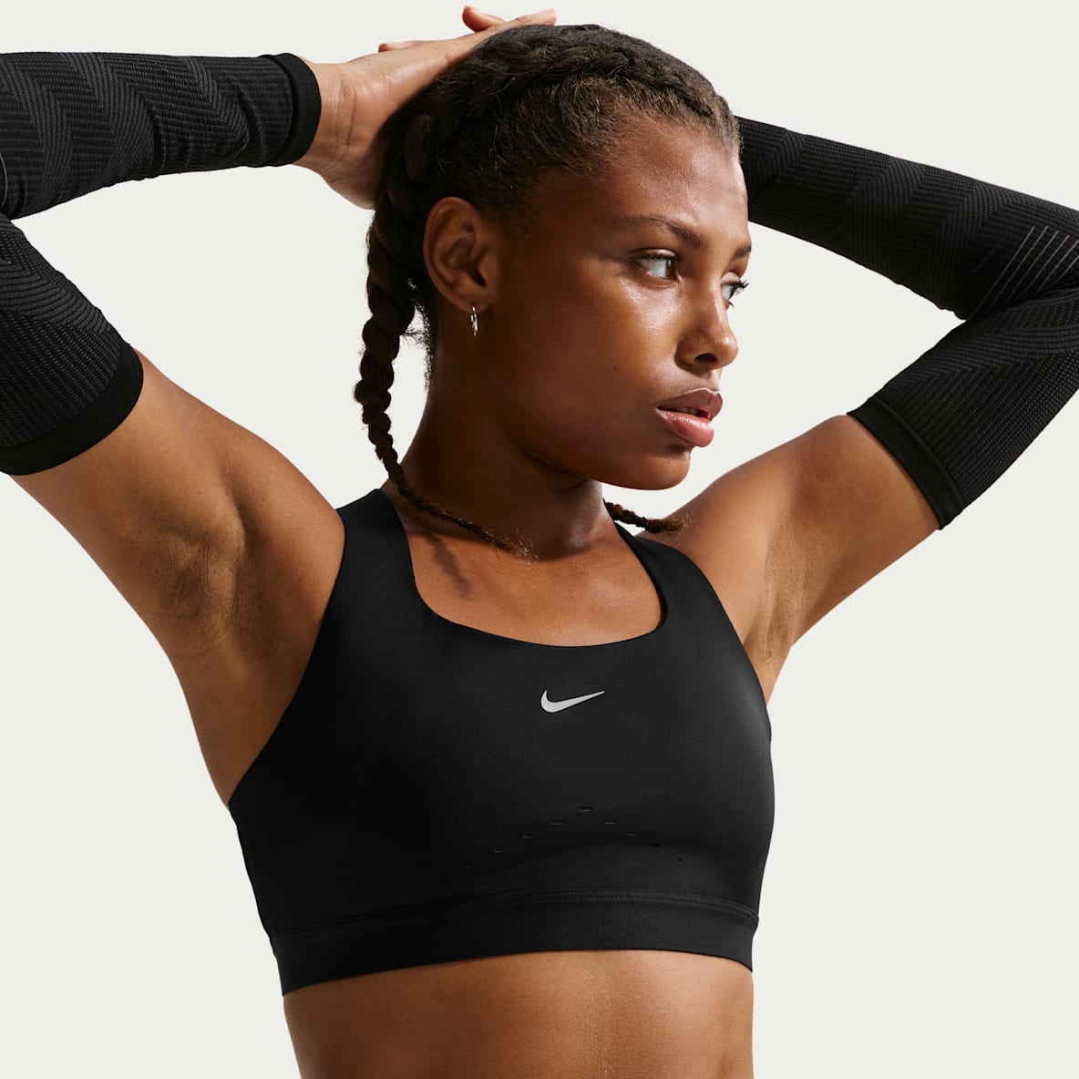 Nike Swift Leicht gefütterter Sport-BH mit starkem Halt (Damen)