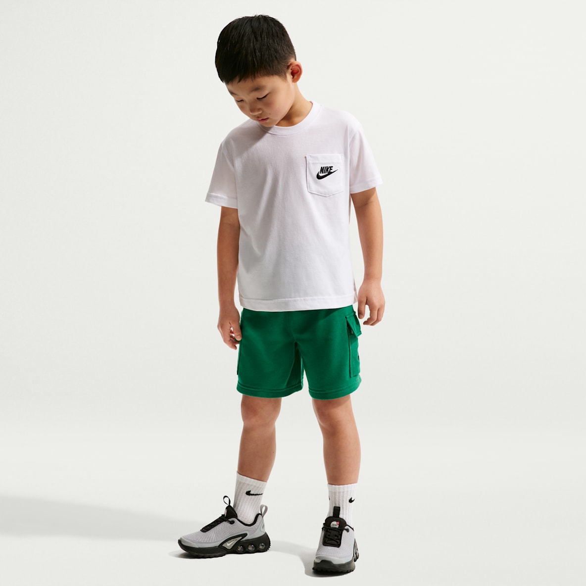 Nike Sportswear Little Kids' Pocket T-Shirt and French Terry Shorts Set