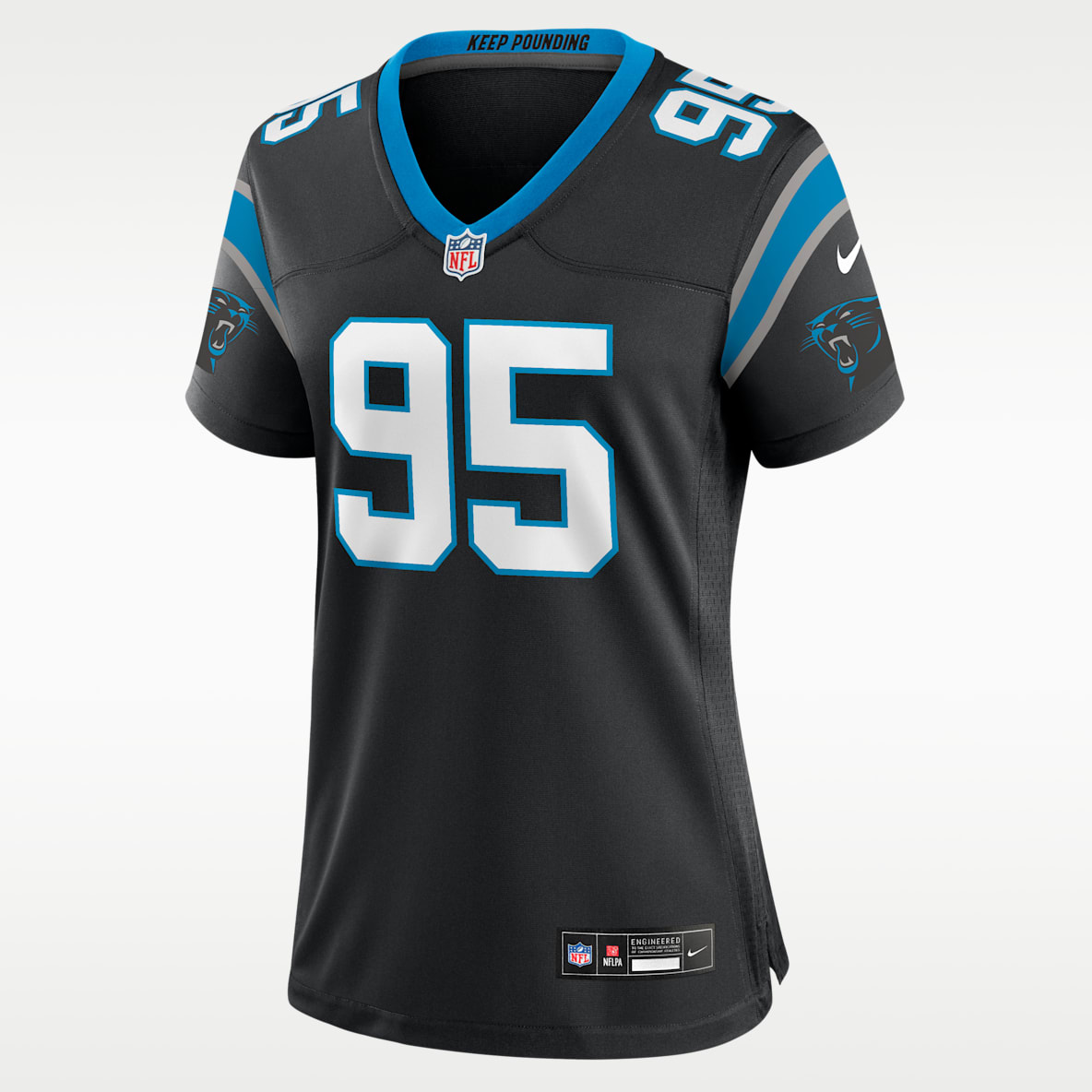 Derrick Brown Carolina Panthers Women's Nike NFL Game Jersey