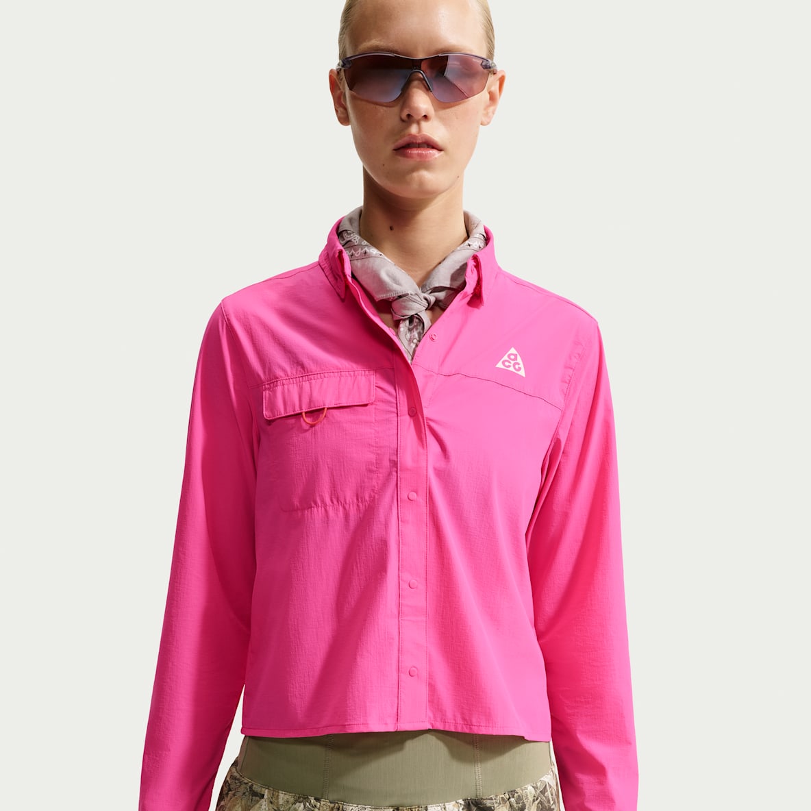 ACG "Aireez" Women's Button-Up Long-Sleeve Trail Running Top