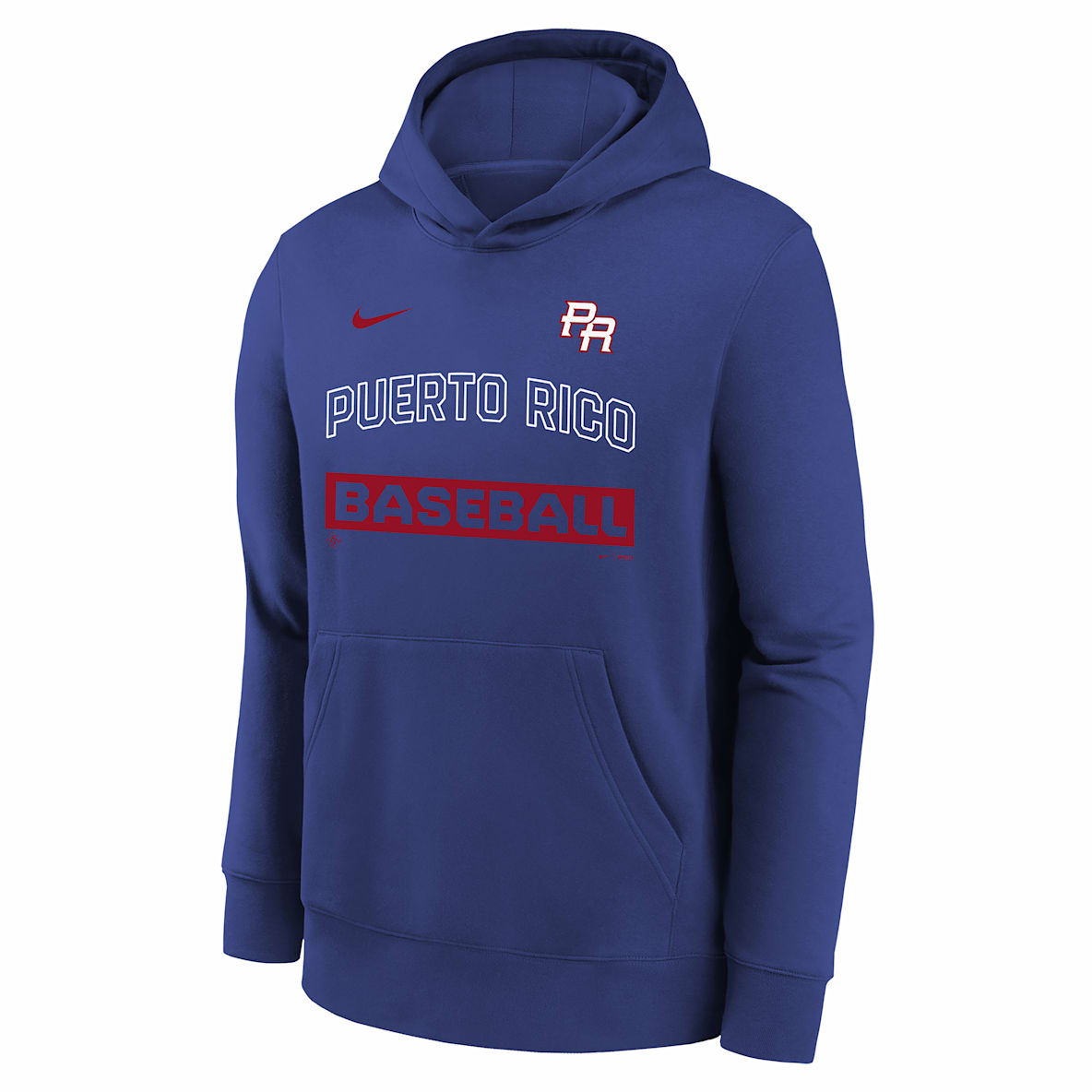 Puerto Rico National Baseball Team 2026 World Baseball Classic Club Youth Nike Pullover Hoodie