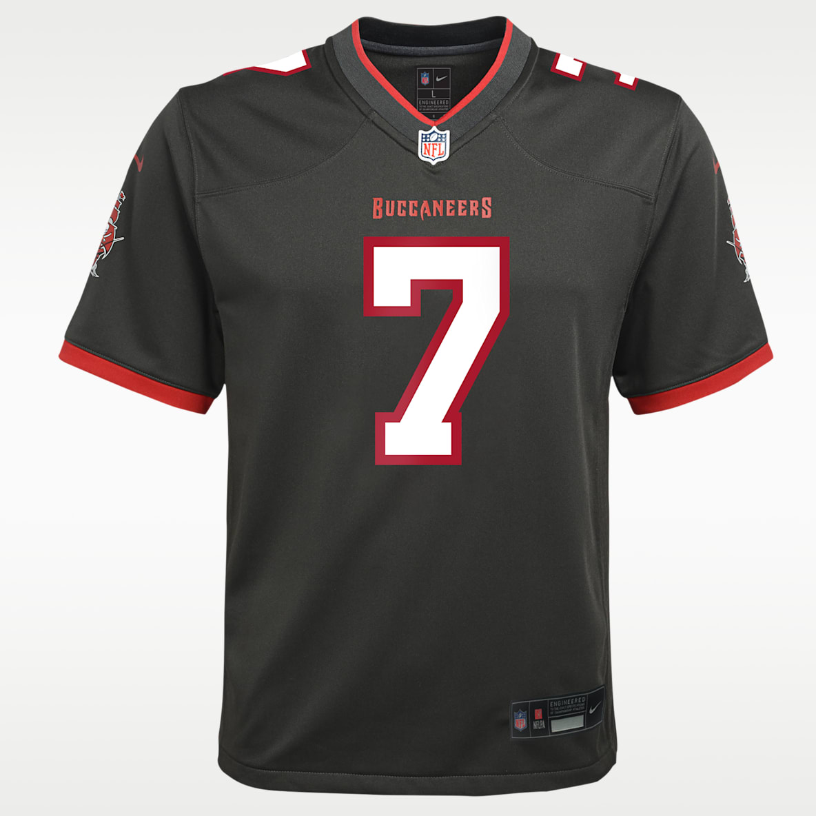 Bucky Irving Tampa Bay Buccaneers Jersey Nike de la NFL Game para niños talla grande