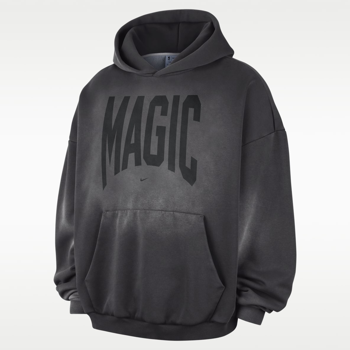 Orlando Magic Standard Issue Sudadera con gorro sin cierre de básquetbol de tejido Fleece Therma-FIT para hombre