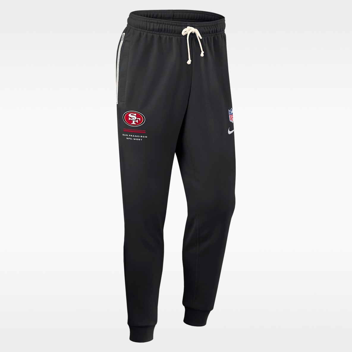 San Francisco 49ers Sideline Standard Issue Pants Nike Dri-FIT de la NFL de pierna entallada para hombre