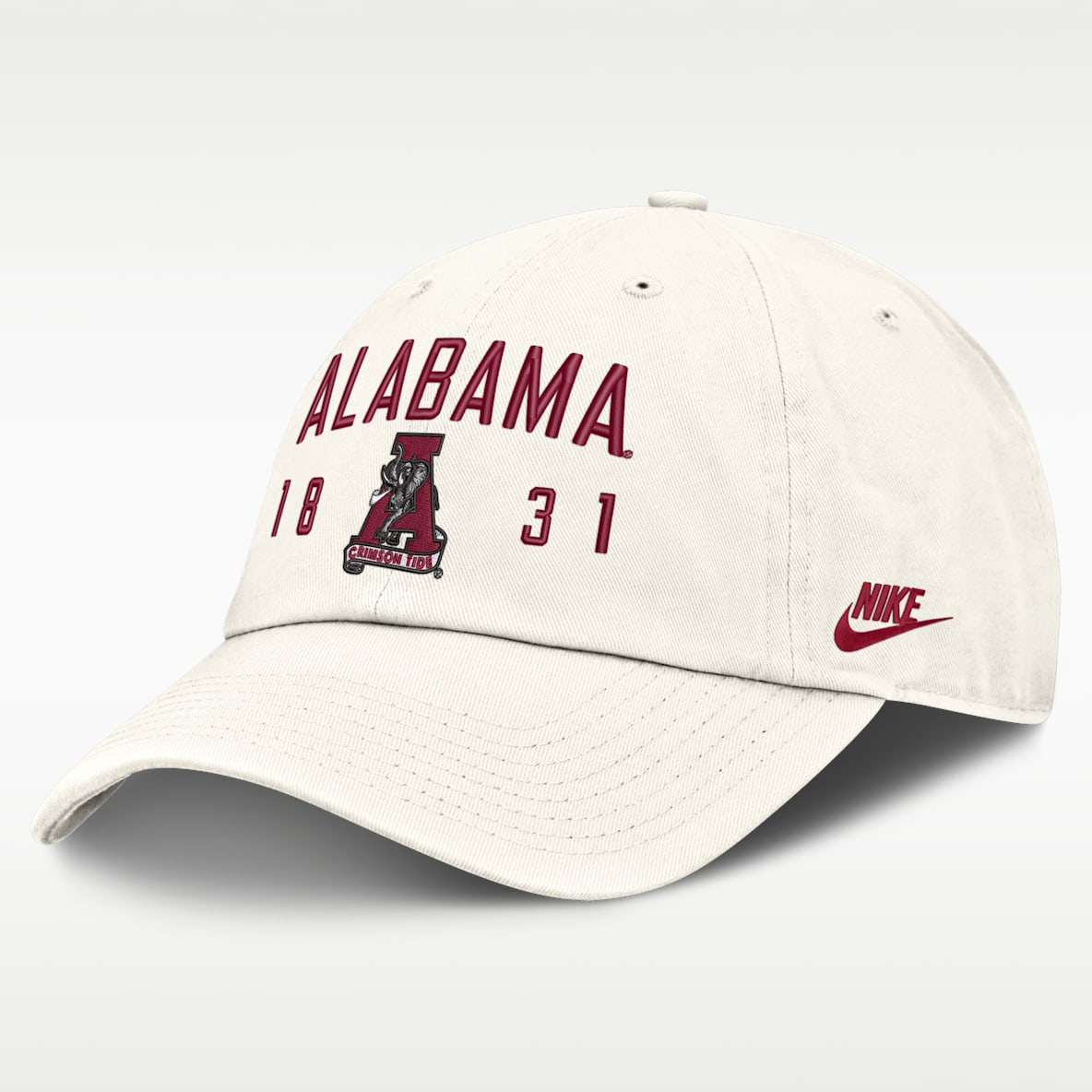 Alabama Natural Club Men's Nike College Adjustable Hat