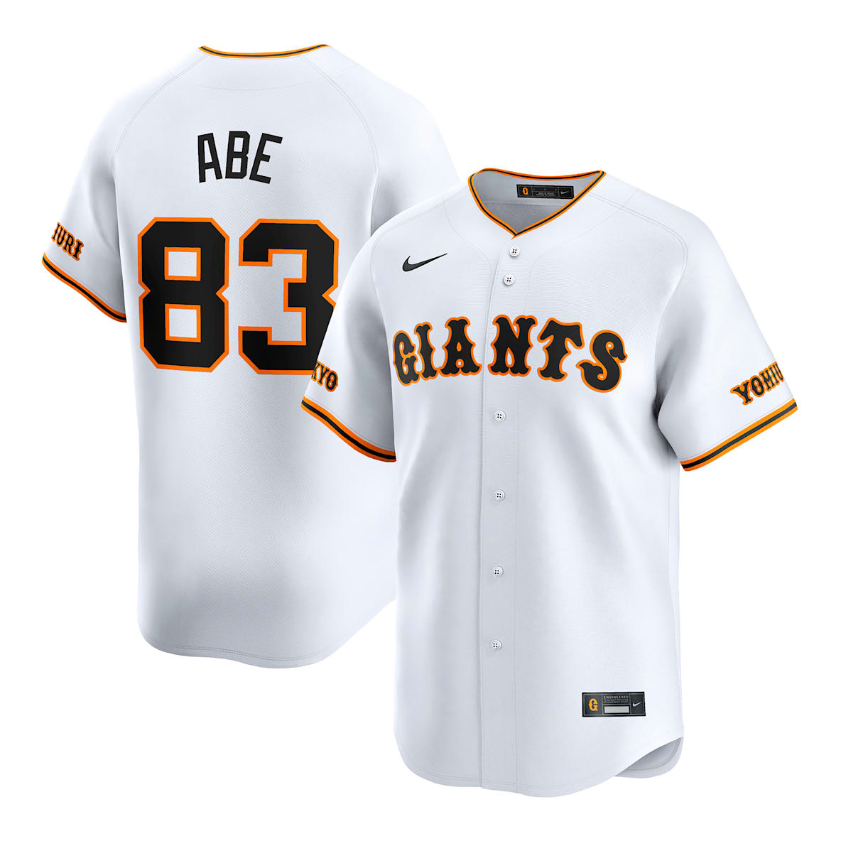 阿部 慎之助 読売ジャイアンツ メンズ レプリカユニフォーム